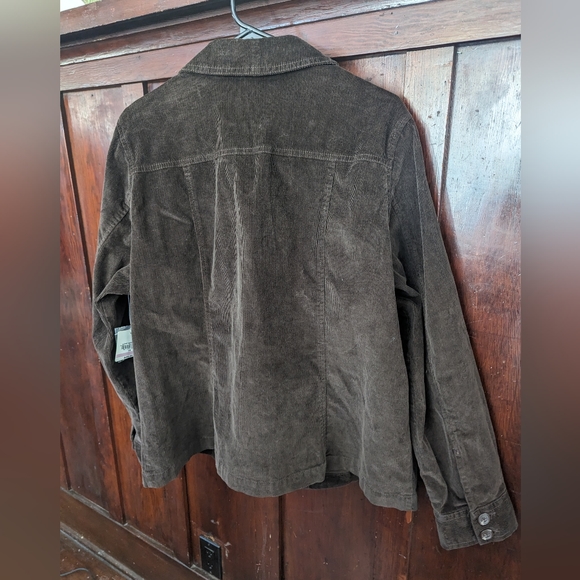 St Johns Bay women's corduroy Jacket 1X NWT - Picture 3 of 9